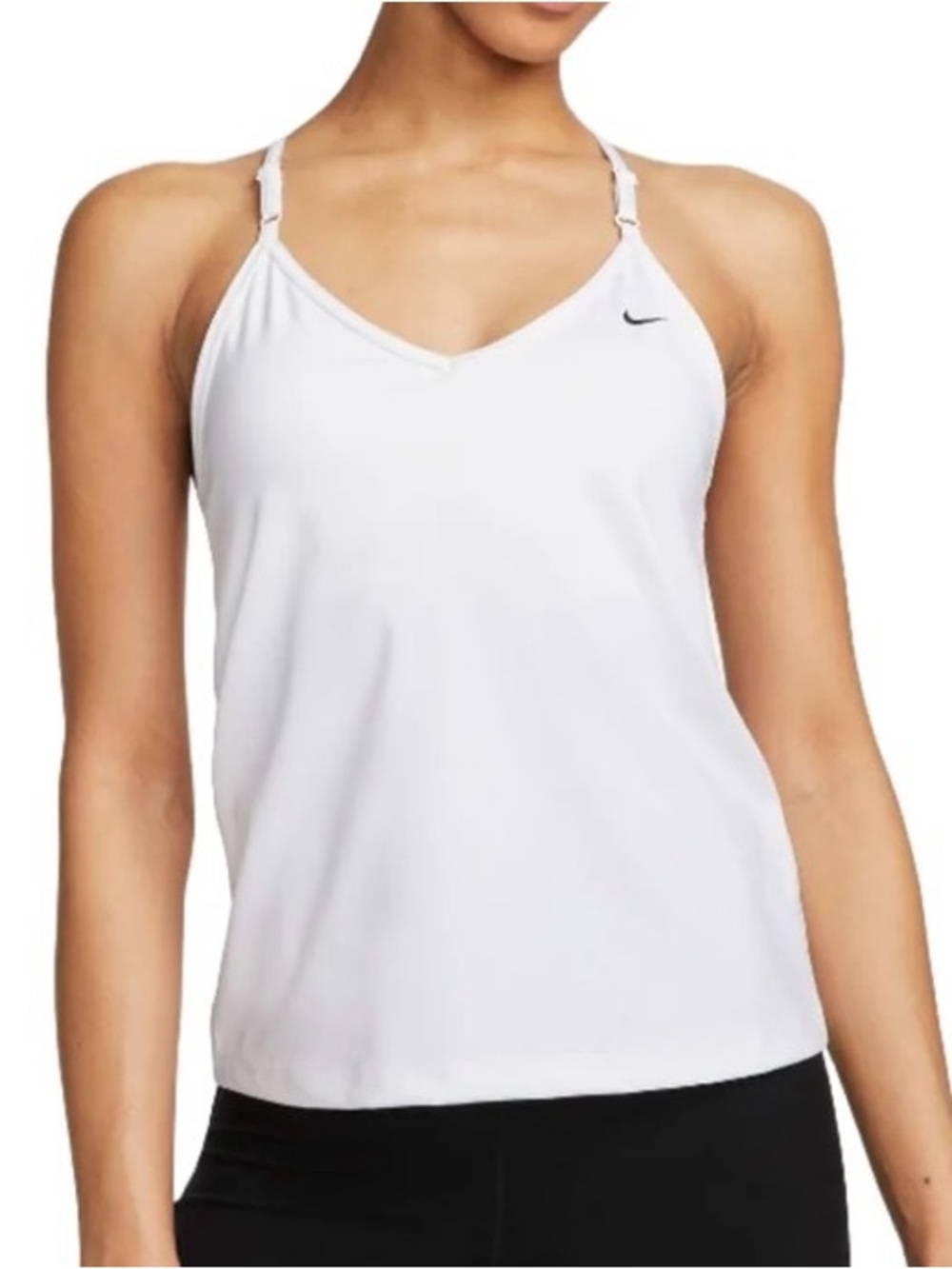 Nike Dri-fit Sports Bra Tank Top, Style DX0030-100 Size Medium